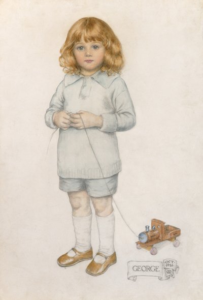 Portrait of George by Maud Tindal Atkinson